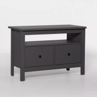 Тумба "Сага" 2 ящика серая