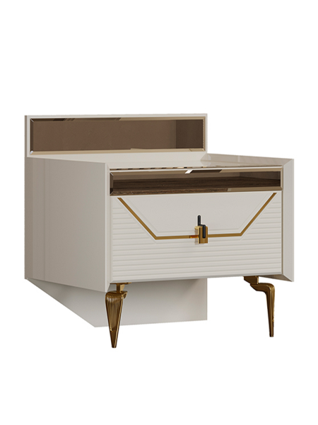 Спальный гарнитур  "Стефани" (Кровать 1,8; 2 тумбы; Туалетный стол с зеркалом; Шкаф 4 дверный)