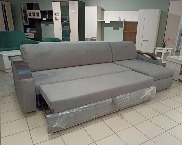 Угловой диван "Кармен" серый