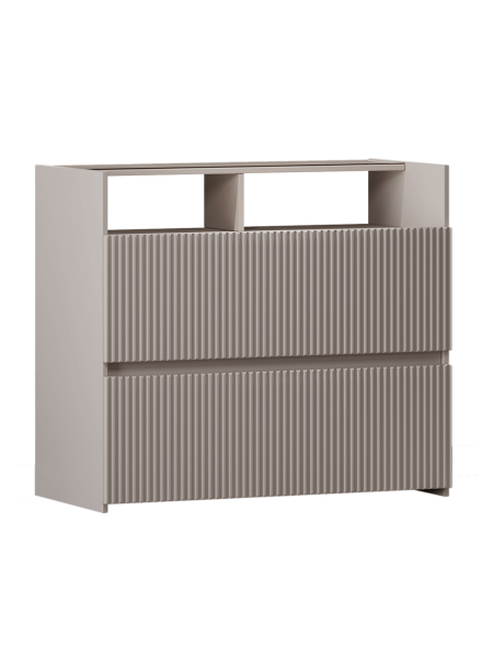 Спальный гарнитур "Афина" (Кровать 1,6; 2 тумбы; Комод с зеркалом; Шкаф 4 дверный)