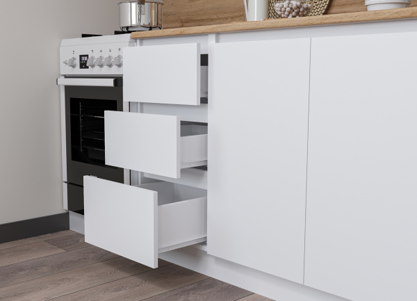 Кухонный гарнитур "Мори" 2.0 белый