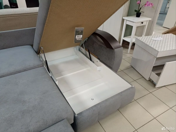 Угловой диван "Кармен" серый