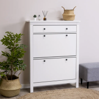 Тумба для обуви "Сага" белая