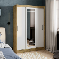 Шкаф-купе "ТЭО" крафт/белый 1,3 м.