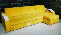 Угловой диван "Кармен" желтый