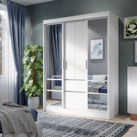 Шкаф-купе "Симпл" белый 1,6 м.