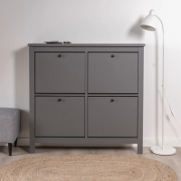 Тумба для обуви "Сага" серая