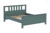 Кровать "Сага" темно-бирюзовая 140х200